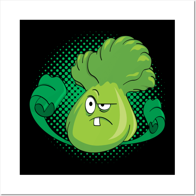 Bok Choy Hero Wall Art by Atpidarp